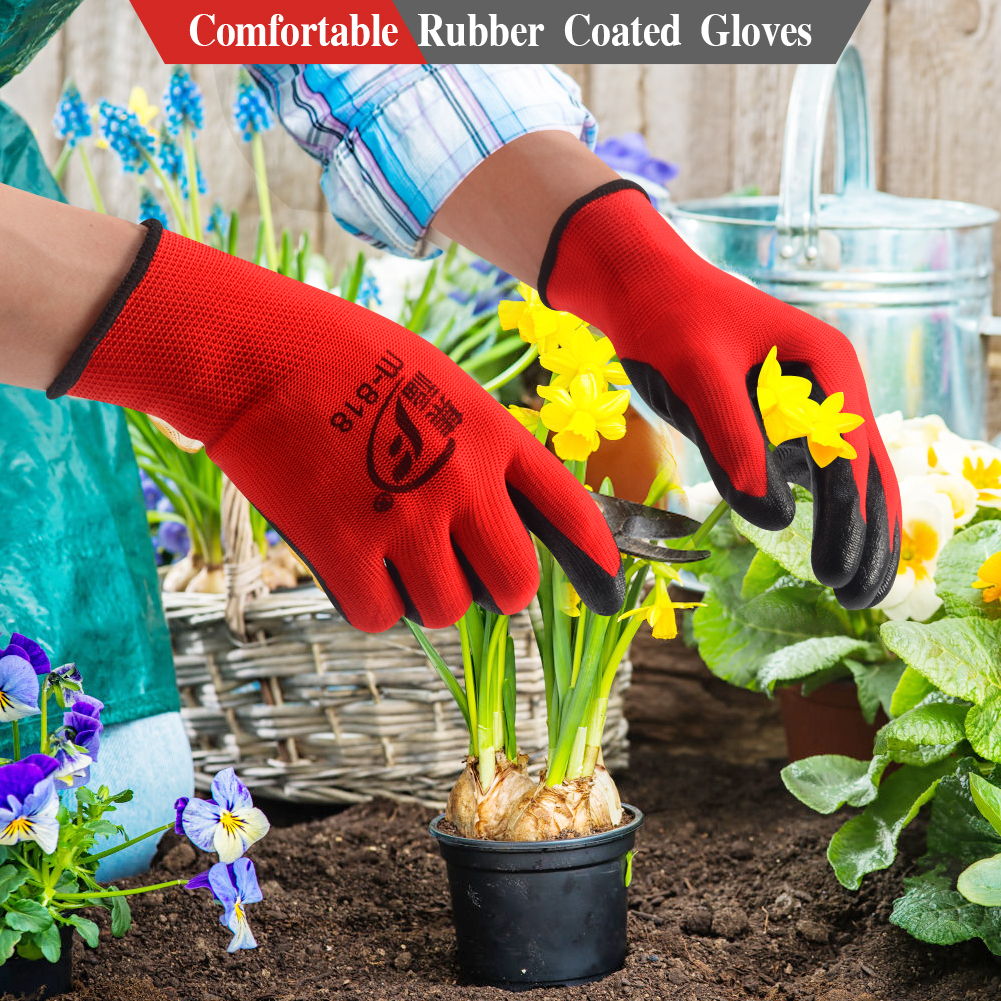Youke Ola 24-Pair Work Gloves with Nitrile Coating photo 8