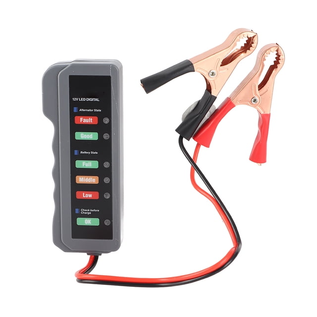 Car Battery Tester, Auto Battery Analyzer Pure Copper Wire High Sensitivity for Boats