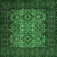 thumbnail image 1 of Ahgly Company Indoor Square Persian Emerald Green Traditional Area Rugs, 5' Square, 1 of 4