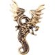 thumbnail image 1 of Broche de dragón ER Vintage oro 1 pieza, 1 of 5