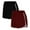 Wine, variant on XuJwPNcy 2 Pack: Women's Quick Dry Shorts Solid Color Athletic Running Workout Gym Lounge Active Casual Short Pants