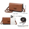 thumbnail image 2 of Sendefn Crossbody Bags For Women,Wallet Phone Purse Shoulder handbags Multi-Function Small RFID Clutch Card Holder, 2 of 6