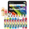 thumbnail image 1 of Lápiz de cera para velas GooBoom, 9 colores, 15 ml, no tóxico, 1 of 8