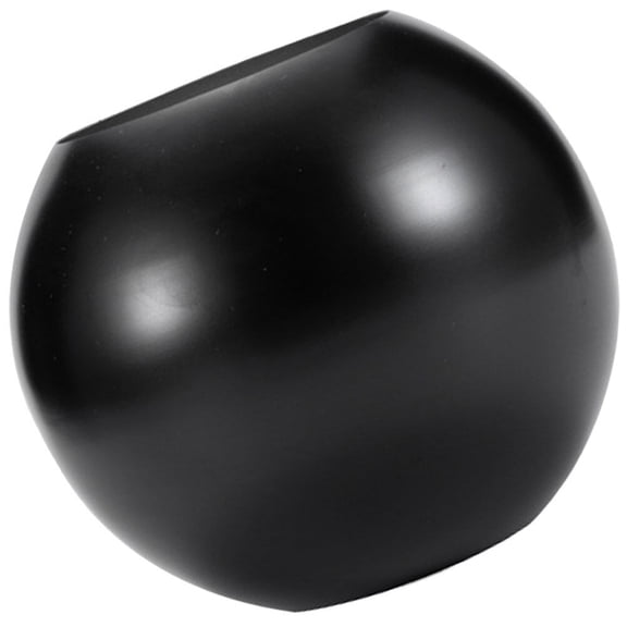 ETEREAUTY Metal Flower Arrangement Vase Black Stainless Steel Planter for Home Ornament