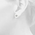 thumbnail image 7 of JewelMore 1/6 Carat - 6 Carat | 14K Rose Gold | Lab Grown Diamond Solitaire Stud Earrings | Round Shape Screw Back Prong Setting |(IGI Certified 1.00 ct & up)| Earrings, 7 of 7
