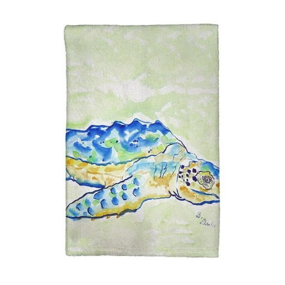 Betsy Drake KT661 Loggerhead Turtle Kitchen Towel