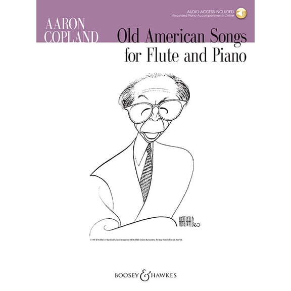 Old American Songs: Flute and Piano, (Paperback)