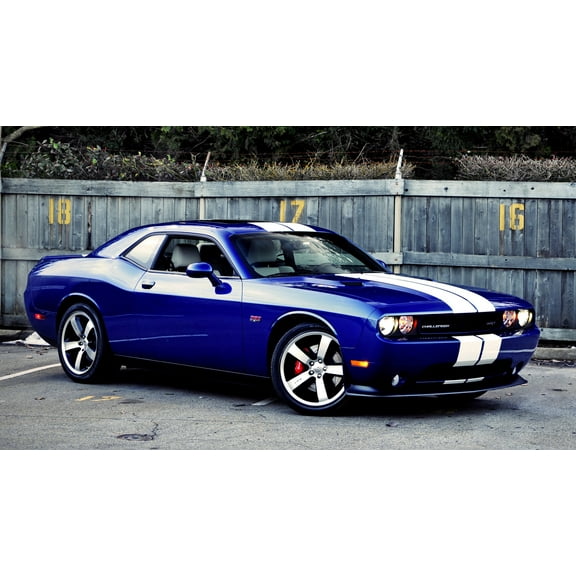 2011 Dodge Challenger SRT8 392 Inaugural Edition Car Poster - 12x18 Inch Laminated Poster - Stunning Detail and Bold Colors
