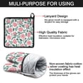 thumbnail image 7 of Pioneer Flower Floral Print Pattern Kitchen Oven Mitt and Pot Holder Sets 4 Pcs for Baking, Cooking and Grilling, Heat Resistant Up To 392 °F, 7 of 7