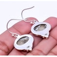 thumbnail image 2 of Natural White Howlite - United States 925 Sterling Silver Bali Earring 1.37" E33, Beautiful Jewelry For Woman, New Year Sale, Valentin's Day Gift, 2 of 2