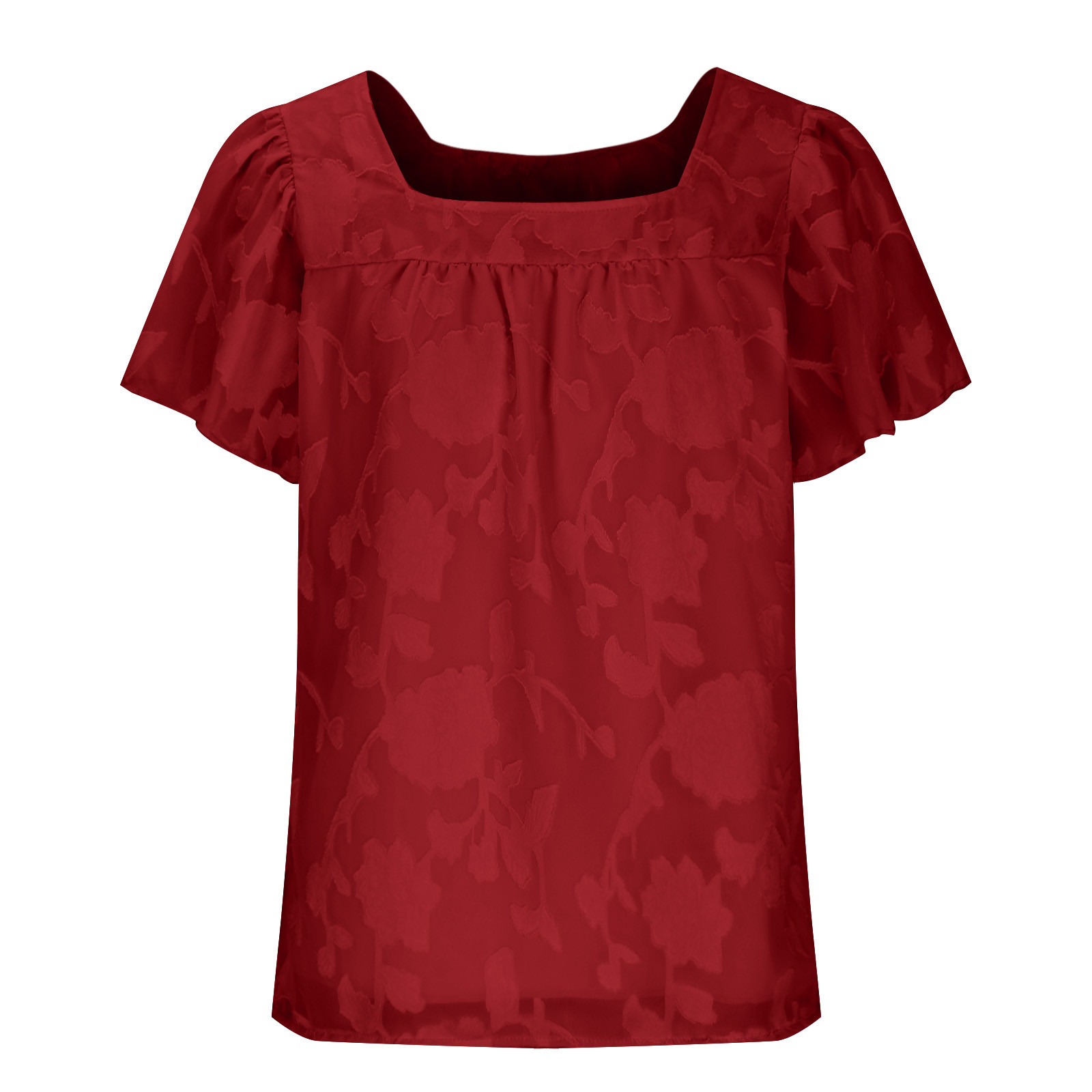 Scyoekwg Womens Tops Summer Trendy Short Sleeve T Shirts Dressy Casual ...