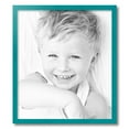 thumbnail image 2 of ArtToFrames 20" x 23" Aqua Picture Frame, 20x23 inch Green Wood Poster Frame (WOM-4428), 2 of 8