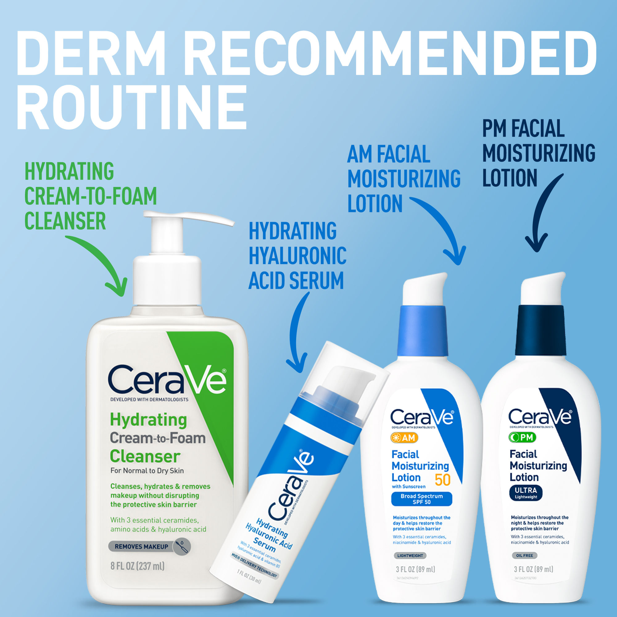 CeraVe Hyaluronic Acid Serum Gel-Cream, 1 fl oz photo 7