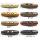 thumbnail image 2 of Hebilla de madera de olivo, botón de madera natural, doble agujero, abrigo de lana, gabardina, par de botones, hebilla de madera de olivo, 2 of 5