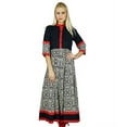 thumbnail image 1 of Bimba Robe Femme Classique Ligne A Coton Kurti Anarkali Longue Blouse Haut, 1 of 6
