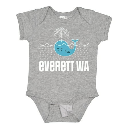 

Inktastic Everett Washington Whale Watching Gift Baby Boy or Baby Girl Bodysuit