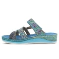 thumbnail image 2 of Spring Step L’Artiste Women’s Caiman Hand Painted Leather Slide Sandal, 2 of 8