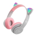 thumbnail image 2 of Gaming Headset Cat Ear Over-Ear Auriculares Stereo Bass para teléfono PC gris Hugtrwg Para estrenar, 2 of 2