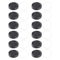 thumbnail image 1 of Universal Jar and Bottle Lids Set for Secure Food Storage Leakproof Durable Reusable Kitchen 12PCS, 1 of 5