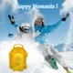 thumbnail image 1 of Molde de bolas de nieve, juguete divertido para hacer bolas de nieve, regalo de Navidad para juegos de invierno (amarillo) Ehuebsd libre de BPA, 1 of 7