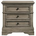 thumbnail image 3 of DeeHome Wheat Rectangular 3-Drawer Nightstand, 3 of 9