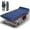 Red+Blue-(27), variant on Lilypelle Adult Folding Camping Cot, Heavy Duty Sleeping Cot Bed with 4D Pillow, 2 Sided Pearl Cotton Mattress,Gray