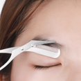 thumbnail image 3 of Tijeras profesionales para recortar cejas con protector de peine, herramienta de aseo de cejas de precisión de 5,11 pulgadas para principiantes, mango ergonómico, estuche de viaje incluido, 3 of 5
