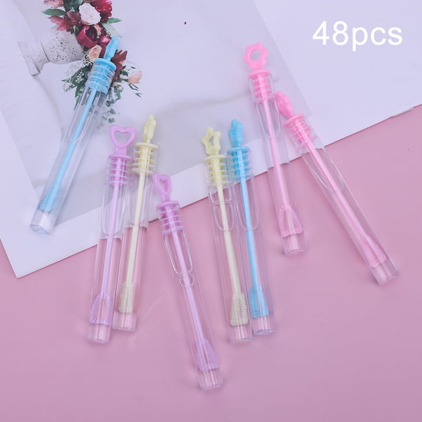 48pcs Bubble Maker Toys Diseño creativo portátil para niños niñas (mixto)