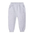 thumbnail image 5 of Baby Tops 2Pcs Outfits Kids Sports Tracksuits Long Sleeve Pullover Hoodies Sweatshirt and Sweatpants Fall Winter Suit Girls Sweatshirt Gray 6-7T, 5 of 9