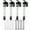 Black, variant on Power Hobby PHBPHSCX24021BK 48 mm Axial SCX24 Aluminum Threaded Long Travel Shocks Micro - Black