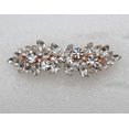 thumbnail image 2 of Faship Gorgeous Clear Rhinestone Crystal Floral Hair Barrette Clip, 2 of 4