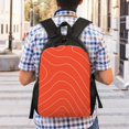 thumbnail image 2 of Geaub salmon fish meat ultimate comfort and style: the perfect compact backpack for college, commute, travel, and everyday use, 2 of 2