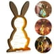 thumbnail image 4 of Señales Mesa Decoraciones en Forma Conejo Adornos Lámpara Pascua Conejito Múltiple Que Funciona Con Operación Baterías para La Fiesta, 4 of 9