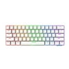 Daidai STK61 BT&Wired Dual-mode Mechanical Keyboard 61 Keys Mixed Light Gaming Office Mechanical Keyboard White (Blue Switches)