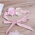 thumbnail image 2 of ITFABS Girl 3PCS Set, Short Sleeve Romper, Ruffle Triangle Pant, Hair Band, 2 of 7