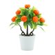 thumbnail image 1 of Almacén: Debe envolverse en bolsas de burbujas para el envío Bonsái de árbol frutal simulado naranja/maceta incluida recuerde desechar el tamaño del paquete: 22x12x8cm ANGGREK Otros, 1 of 8