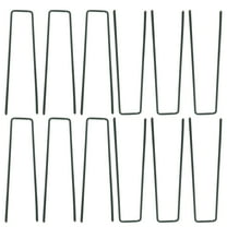 Houderco 30Pcs Heavy Duty Metal U Shaped Tent Stakes for Securing Tents and Landscaping