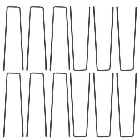 Houderco 30Pcs Heavy Duty Metal U Shaped Tent Stakes for Securing Tents and Landscaping