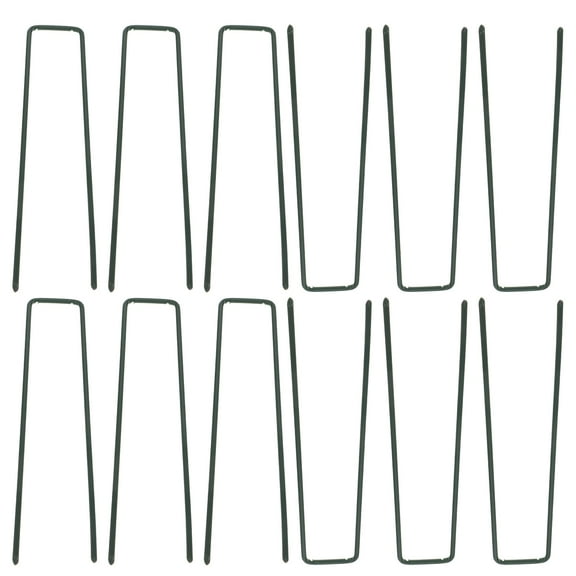 Houderco 30Pcs Heavy Duty Metal U Shaped Tent Stakes for Securing Tents and Landscaping