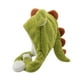 thumbnail image 2 of Gorro de peluche con orejas móviles Yuyangstore diseño de dragón para adultos Año Nuevo chino Verde, 2 of 8