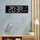 thumbnail image 4 of Reloj de pared digital con alarma, 12/24 h, horario de verano, alarma dual y temperatura. Vistoso, 4 of 9
