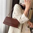 thumbnail image 1 of Bolsa Moda Alligator PU Bolso de mano para mujer Bolsos de hombro con solapa (marrón oscuro) Ehuebsd  Nuevos Originales, 1 of 9