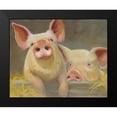 thumbnail image 2 of Hawley, Carolyne 24x20 Black Modern Framed Museum Art Print Titled - Life as a Pig II, 2 of 5