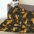 thumbnail image 6 of Fuzoiu Funny Fox by the Field Print Ultra-Soft Micro Fleece Blanket,All Seasons Flannel Throw, Lightweight Blanket for Bed, Sofa, Couch, Movie Night, Camping, and Travel-60"x50", 6 of 7