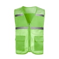 thumbnail image 3 of BOOMNY Toddler Boys Sleeveless Hi Vis T Shirts Reflective High Visibility T-Shirts Loose Mesh Vest, Sizes 7-8 Years, 3 of 7