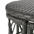 thumbnail image 4 of Montserrat Wicker Outdoor Side Table, Gray, 4 of 11