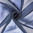 thumbnail image 1 of Crystal Organza (44/45") Polyester Sheer Shiny Lightweight Fabric By The Yard - Midnight Blue, 1 of 1