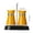 Yellow, variant on COM1950s Spice Jars with Stainless Steel Lids, 2 Pack Glass Seasoning Bottles, Refillable Spice Shakers for Kitchen Organization, Includes Holder Stand for Counter or Camping