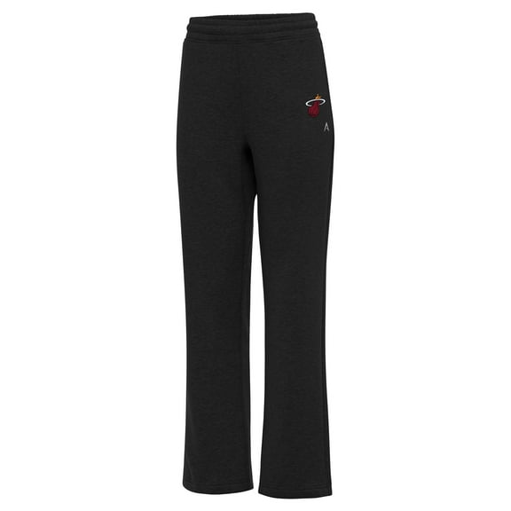 Women's Antigua Black Miami Heat Victory Sweatpants
