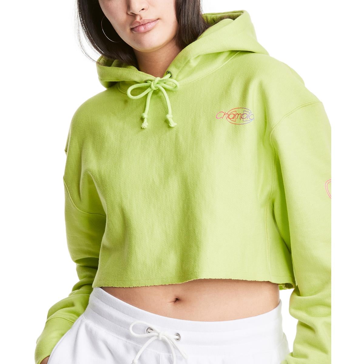 Champion neon green hoodie hot sale